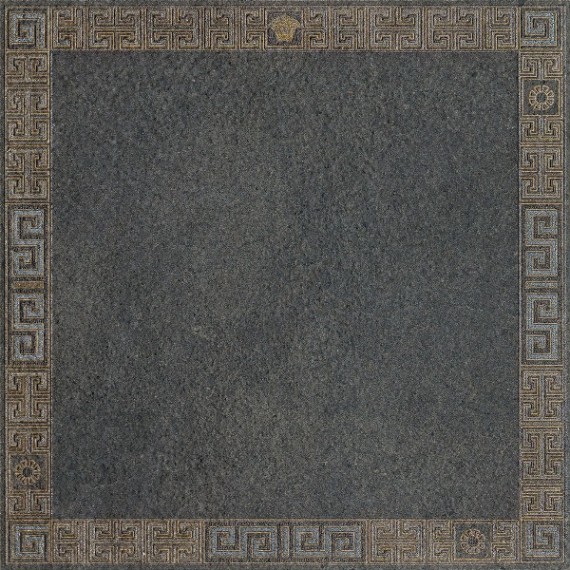 Керамогранит 261363 GREEK CASSETTONE ANTRACITE/ORO 40x40