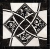 262534 Intarsio Bianco/Nero 78x78