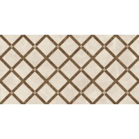 262545 INTRECCIO CREMA/MARRONE 39x78