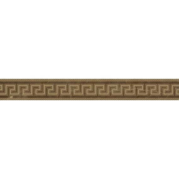 Керамогранит 262563 Fascia greca Pulpis Marrone 10х78
