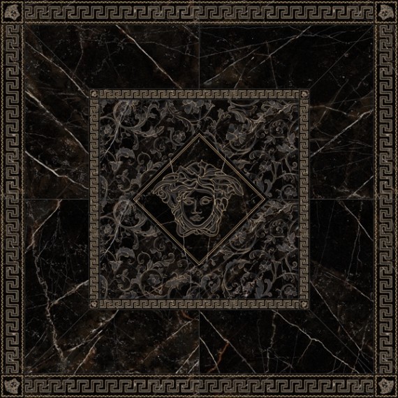 Керамогранит 262602 ROSONE NERO AMASANTA 156x156