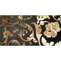 262690 PANNELLO BAROCCO NERO/ORO MIX 39x78