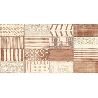 Керамогранит 512019 DEC.MAY RED 10X20