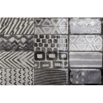 Керамогранит 512074 BE IN DECOR BLACK 10X20