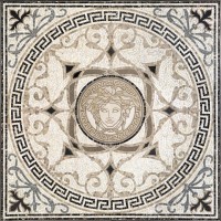 Керамогранит 68301 Exclusive ROSONE MOS.WHITE-BLAC 118x118