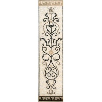 Керамогранит 68303 Exclusive ROSONE MOS. WHITE-BLAC 39,4x158