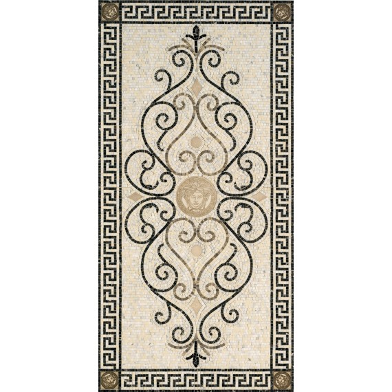 Керамогранит 68306 Exclusive ROSONE MOS.WHITE-BLAC 78,9x158
