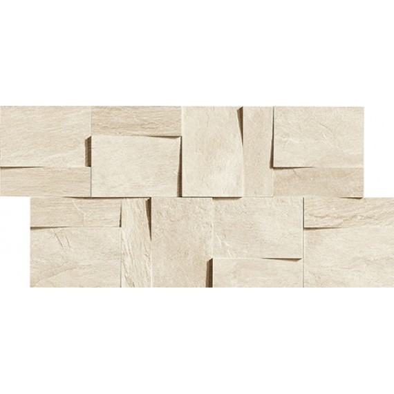 Керамогранит 739369 Ardoise Modulo Muretto 3d Ivoire 30x30