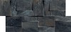 739373 Ardoise Modulo Muretto 3d Noir 30x30