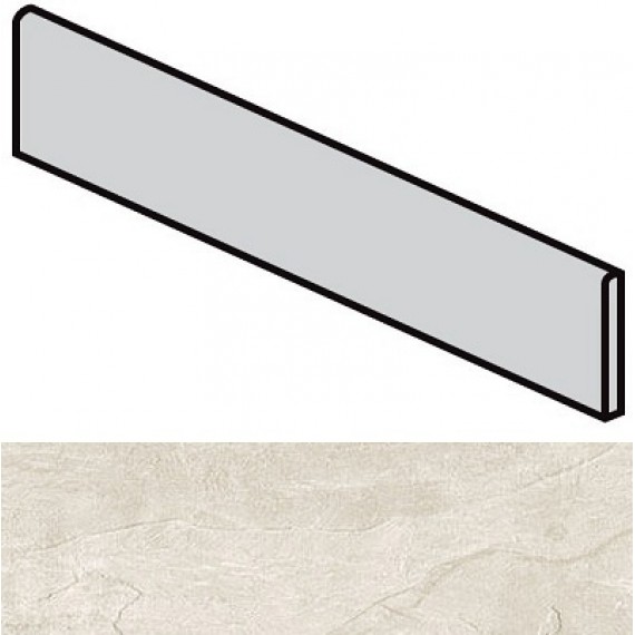 Керамогранит 745427 Ardoise Blanc Battiscopa 4.6x60