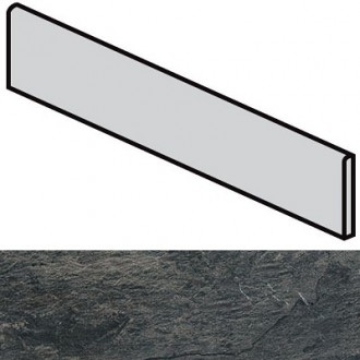 Керамогранит 745431 Ardoise Noir Battiscopa 4.6x60