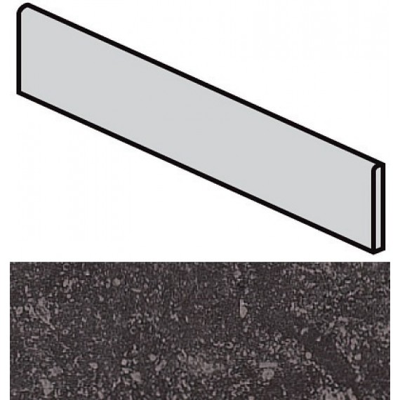 Керамогранит 745633 Pietra del Nord Nero Battiscopa Nat 4.6x60