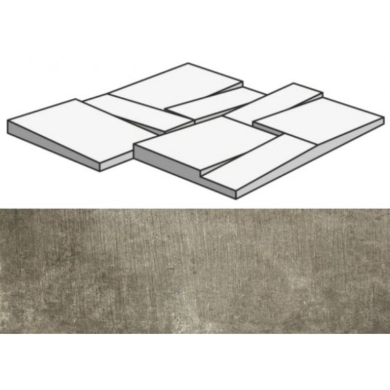 Керамогранит 755944 Matieres Gris Modulo Muretto 3D 30x30