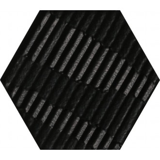 Керамогранит 760017 Matiere Hexa-style Carton Black 11x12.6