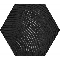 Керамогранит 760033 Matiere Hexa-style Arbre Black Lappato 11x12.6