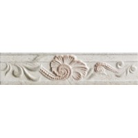 76131 FASCIA RILIEVO BIANCO 10x40