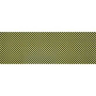 Керамогранит 768005 Yellow/Black Chequered 24x72