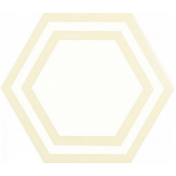 Керамическая плитка Керамогранит ADPV9017 PAVIMENTO HEXAGONO DECO BONE 20x23