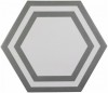 ADPV9018 PAVIMENTO HEXAGONO DECO DARK GRAY 20x23