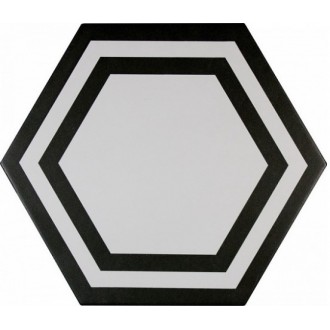 ADPV9020 PAVIMENTO HEXAGONO DECO BLACK 20x23