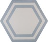 ADPV9021 Pavimento Hexagono Deco Azure 20x23