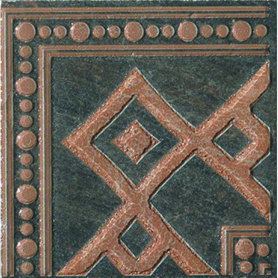 Керамогранит ANTHOLOGY ANGOLO FASCIA BROWN 9,8x9,8