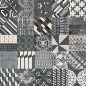 AZULEJ COMBINATION NER 20X20