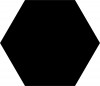 BASIC HEX 25 Black 25x22