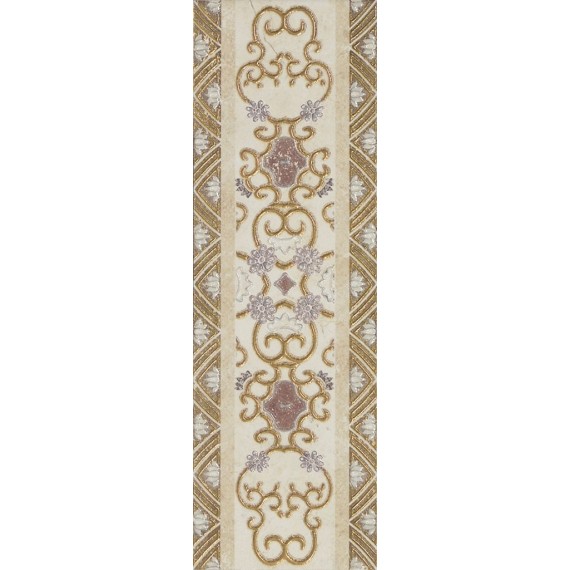 Керамическая плитка Керамогранит Cenefa Corona Marfil 14x45