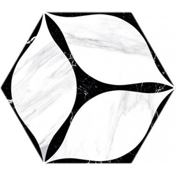 Oset Corola HEX Black 20x24