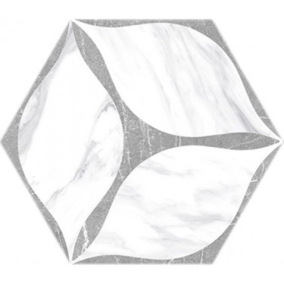 Oset Corola HEX Grey 20x24
