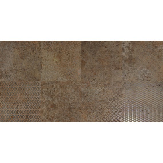 Керамическая плитка Керамогранит Deco Titan Copper 49,1x98,2