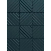 E065 4D Diagonal Deep Blue 20х20