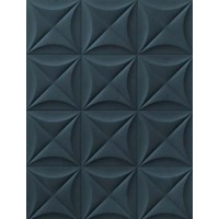 E066 4D Flower Deep Blue 20х20