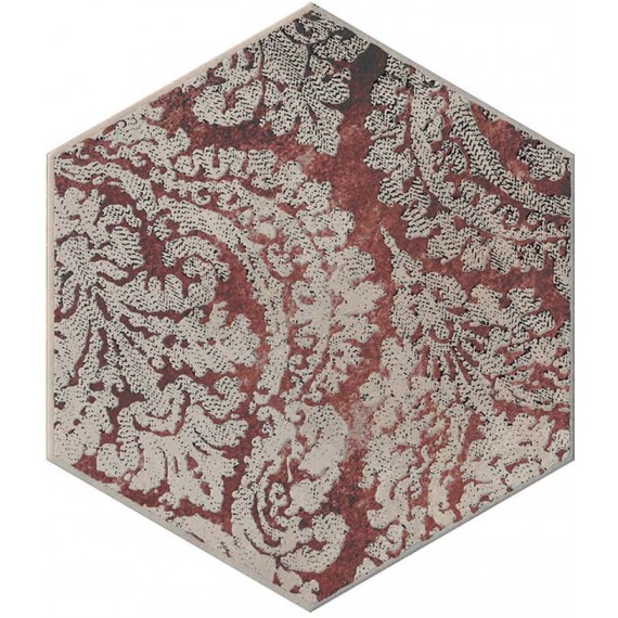 Керамогранит Esagona S/6 Collins Red 24x27.7