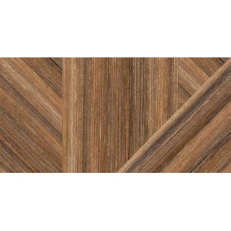 Керамогранит Forked Wood Brown Carving 60x120
