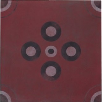 Керамогранит INSERTO CANALI CERCHI BORDEAUX 60.8x60.8