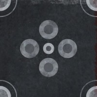 Керамогранит INSERTO CANALI CERCHI NERO LAP 60.8x60.8