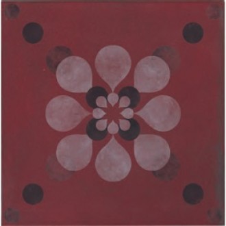 Керамогранит INSERTO CANALI FIORE BORDEAUX 60.8x60.8