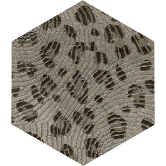 Керамогранит INSERTO LEOPARD S/1 HEXAGONE 24x27,7