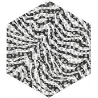 Керамогранит INSERTO ZEBRA S/1 HEXAGONE 24x27,7