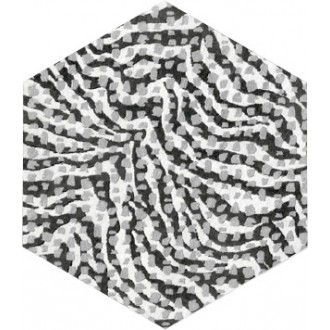 Керамогранит INSERTO ZEBRA S/1 HEXAGONE 24x27,7