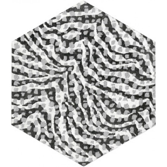Керамогранит INSERTO ZEBRA S/1 HEXAGONE 24x27,7
