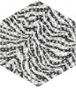 Керамогранит INSERTO ZEBRA S/1 HEXAGONE 24x27,7