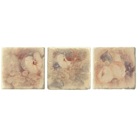 Керамогранит Inserto Botticino S/3 Beige 10x10 (комплект)