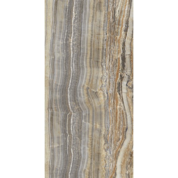 Керамогранит L175341MF6 Onice Grigio Levigato 6mm 75x150