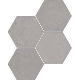 LOVE AFFAIRS CONCRETE HEXAGON ASH GREY 20x23