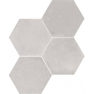 LOVE AFFAIRS CONCRETE HEXAGON LIGHT GREY 20x23