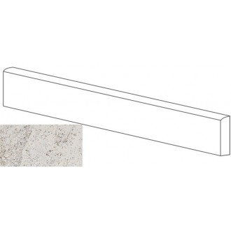 ML76001 BATTISCOPA MOLATO BIANCO 8x80