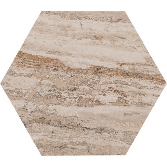 Керамогранит MMHU Allmarble Travertino 21x18.2 